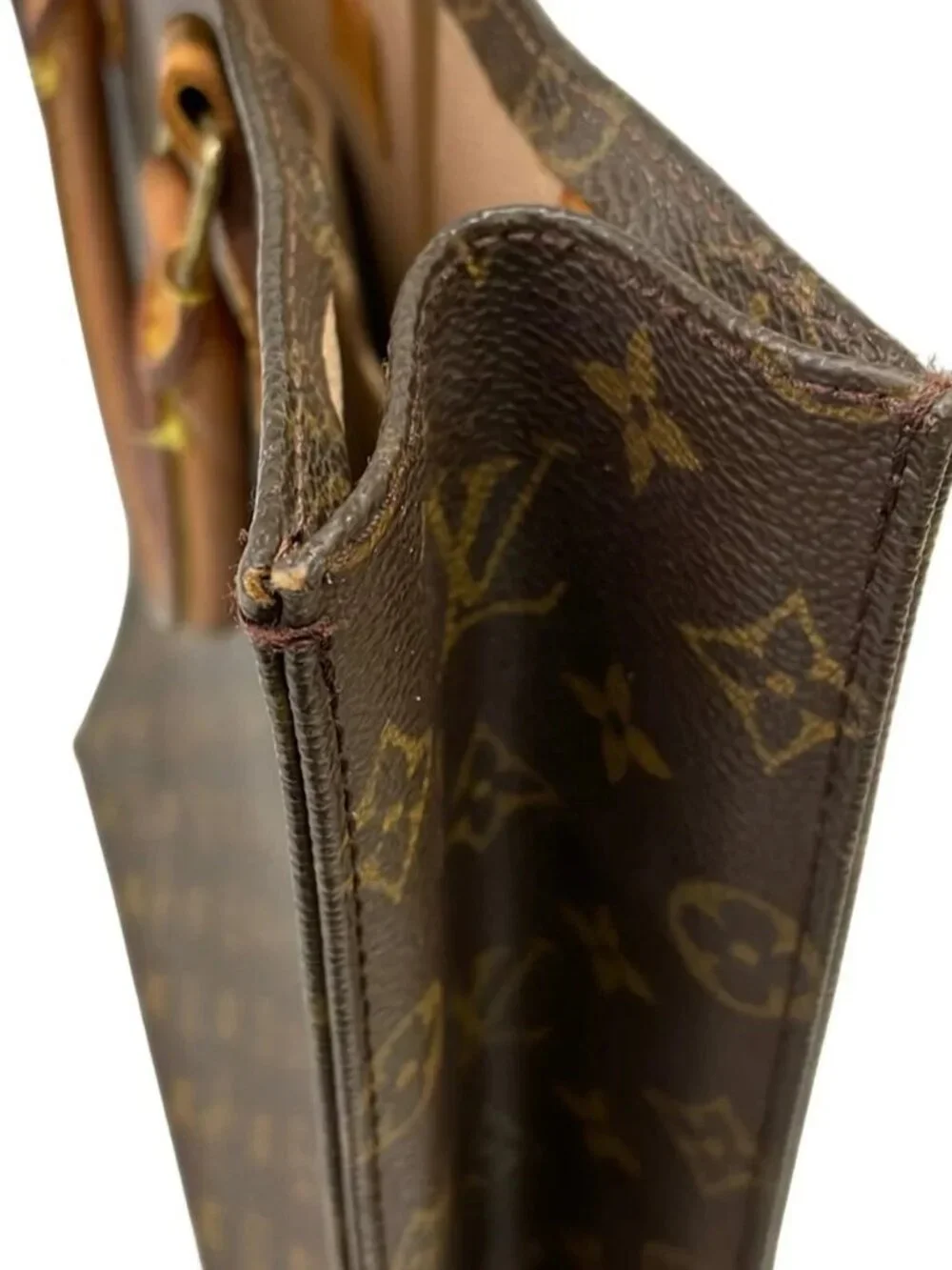 LOUIS VUITTON Sac Plat M51140 (new model) Monogram Unclear Handbag